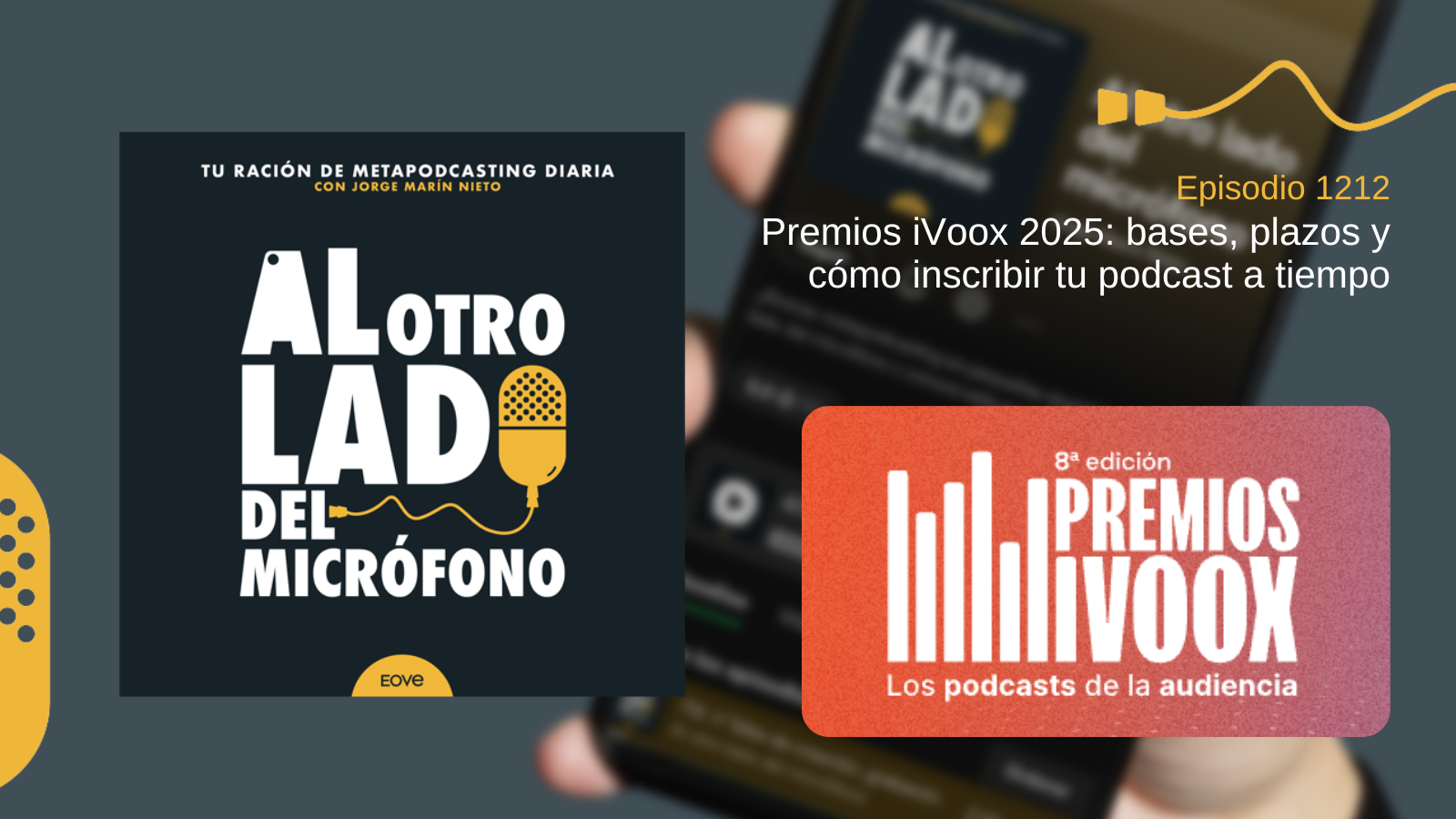 Premios iVoox 2025: bases, plazos y cómo inscribir tu podcast a tiempo