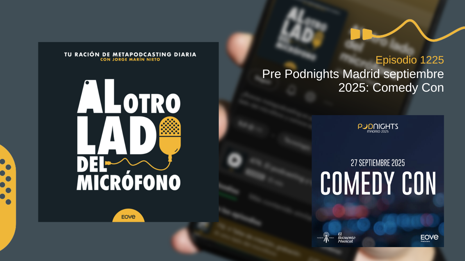 Pre Podnights Madrid septiembre 2025: Comedy Con