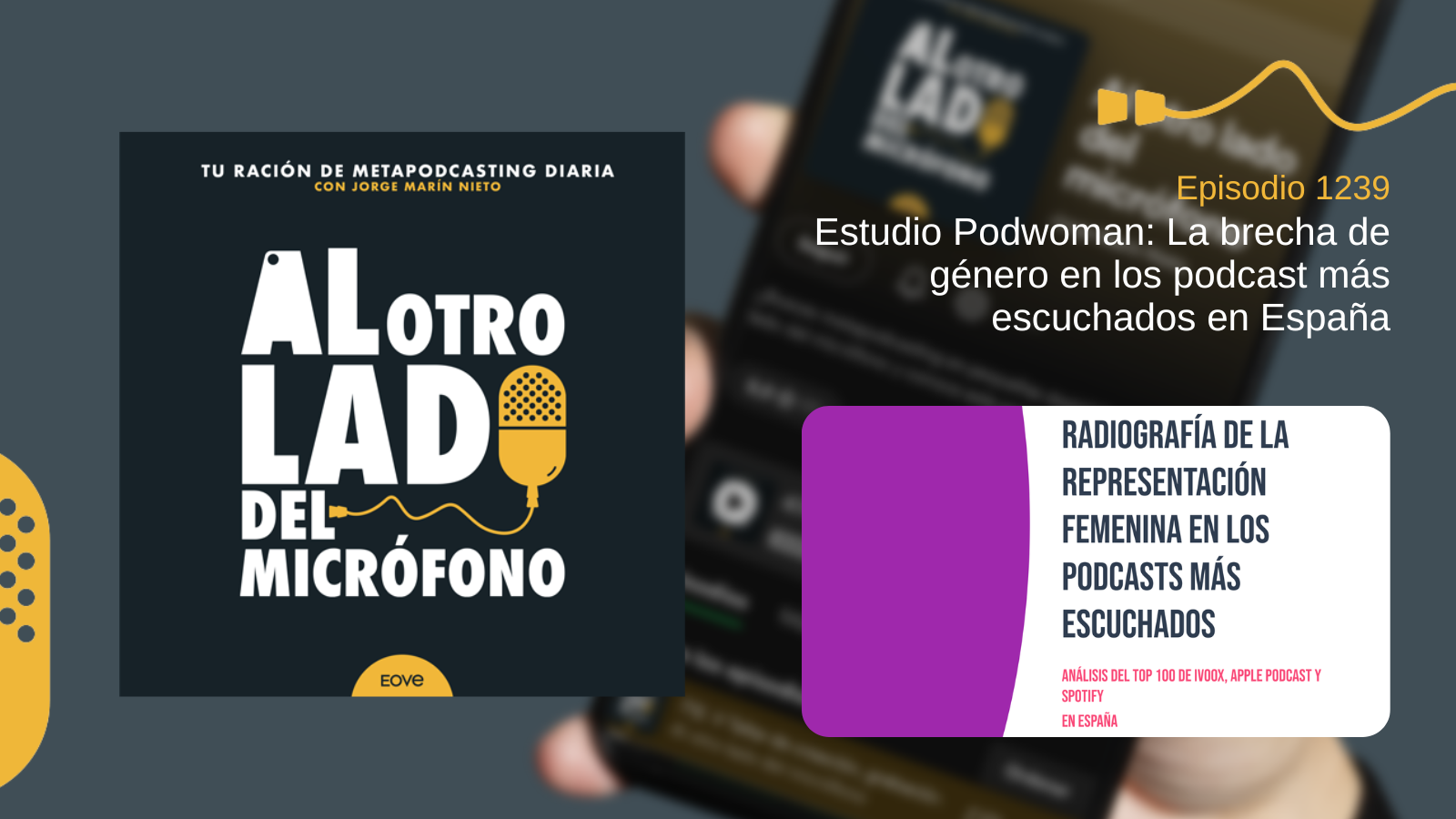 Estudio Podwoman: La brecha de género en los podcast más escuchados en España