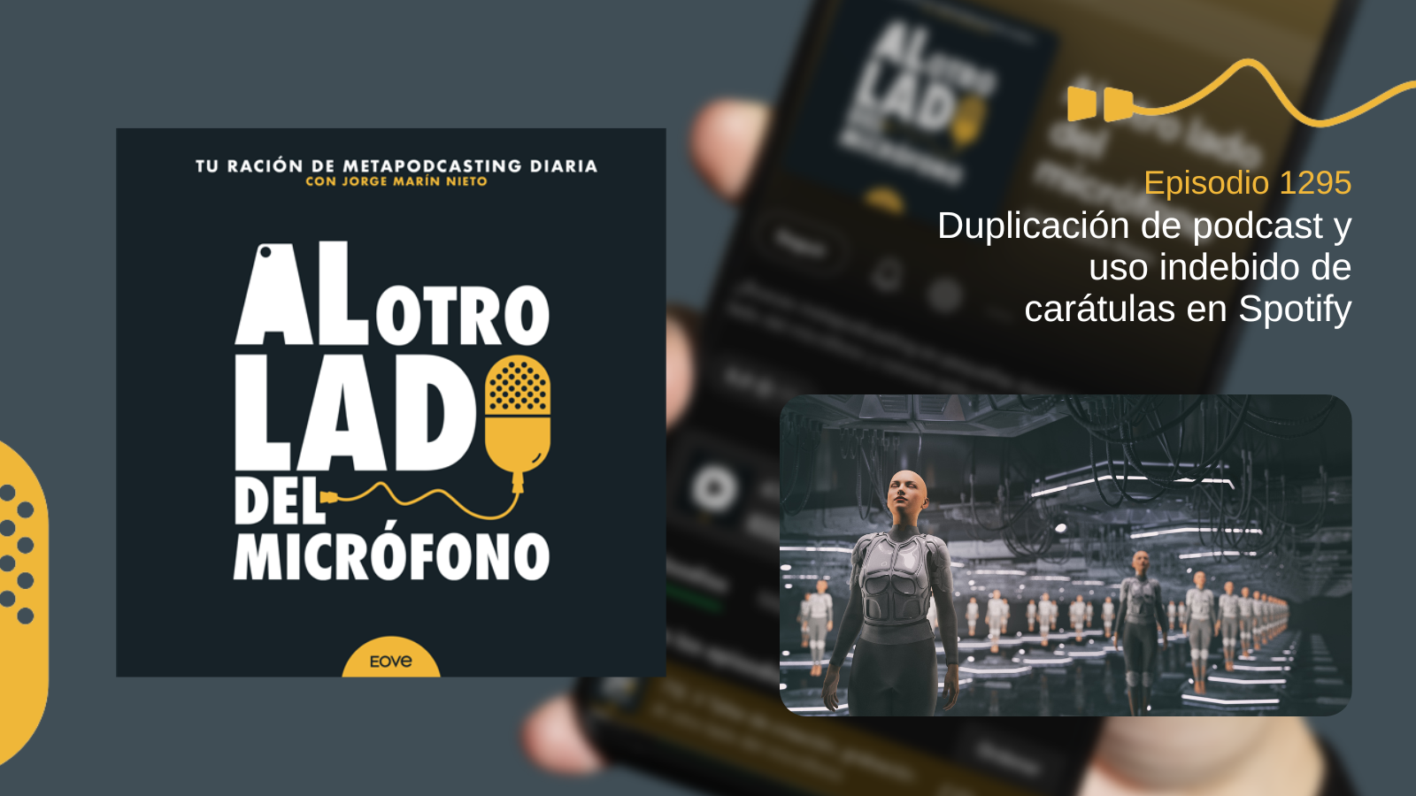 Duplicación de podcast y uso indebido de carátulas en Spotify