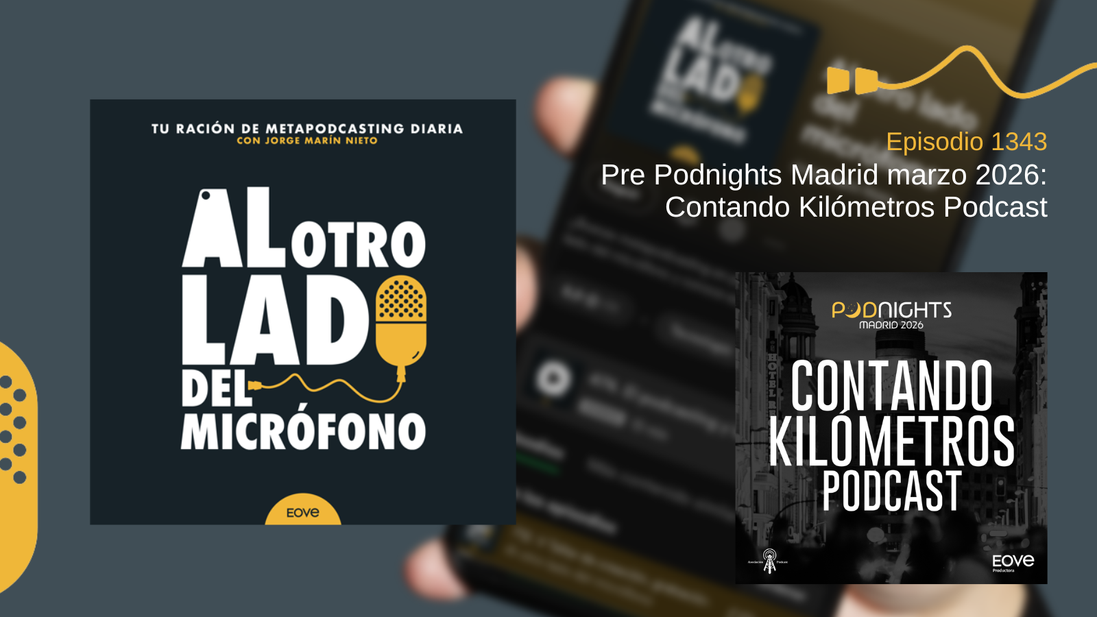 Pre Podnights Madrid marzo 2026: Contando Kilómetros Podcast