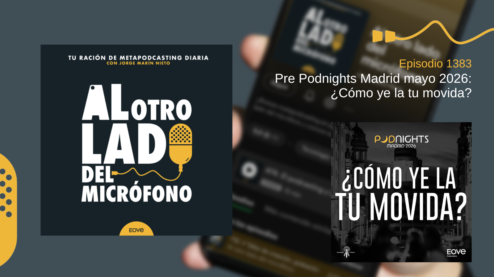 Pre Podnights Madrid mayo 2026: ¿Cómo ye la tu movida?