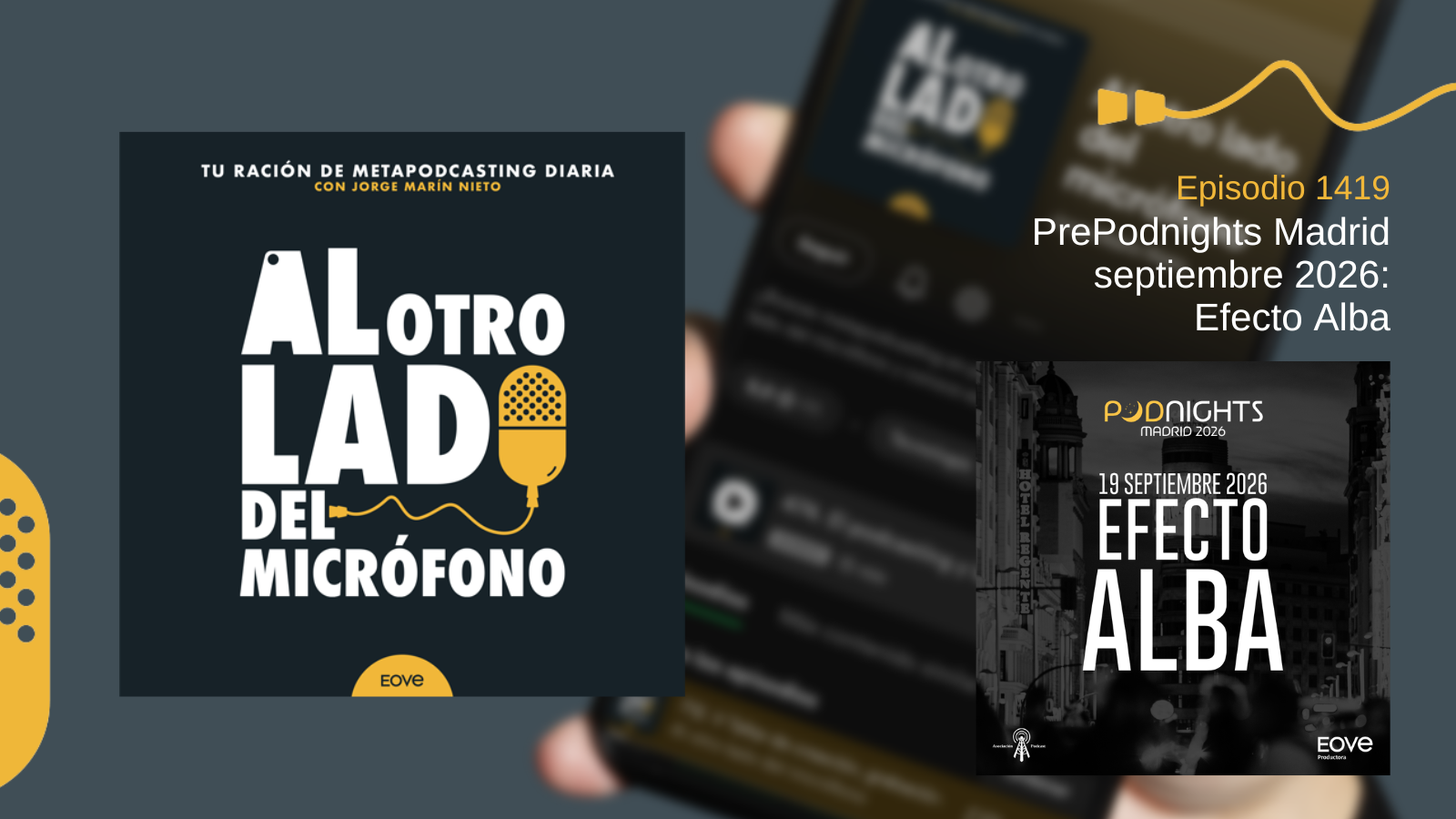 Efecto Alba: Pre Podnights Madrid septiembre 2026